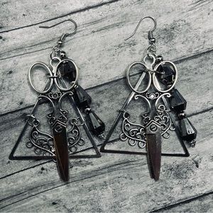 Handmade scissor earrings!